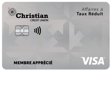 Business Card - Visa* Affaires à taux réduit