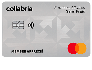 Business Card - Mastercard<sup>MD</sup> Remises Affaires sans frais