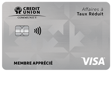 Business Card - Visa* Affaires à taux réduit