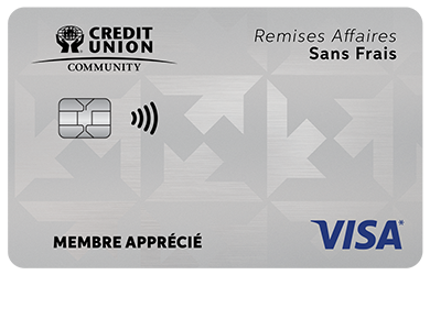 Business Card - Visa* Remises Affaires sans frais