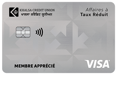 Business Card - Visa* Affaires à taux réduit