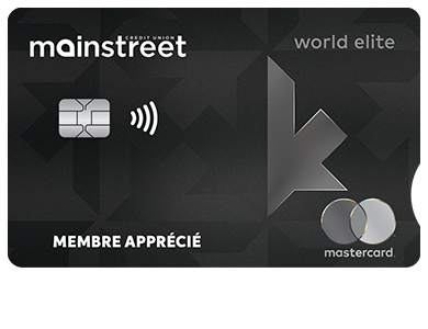 Personal Card - Carte Mastercard Remises World Elite<sup>MD</sup>