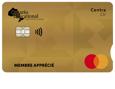 Personal Card - Mastercard<sup>MD&nbsp;</sup>Centra Or