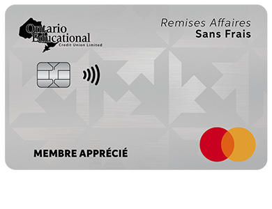 Business Card - Mastercard<sup>MD</sup> Remises Affaires sans frais
