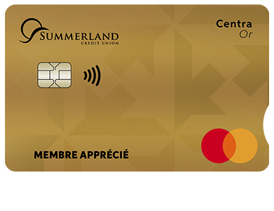 Personal Card - Mastercard<sup>MD&nbsp;</sup>Centra Or
