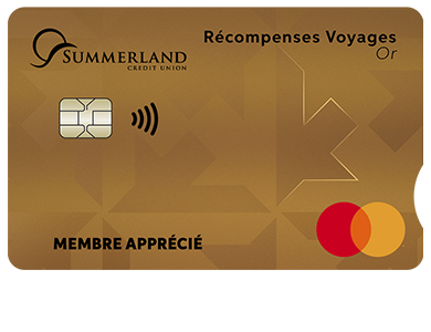 Personal Card - Mastercard<sup>MD </sup>Récompenses voyages Or<br>
<strong>Pour les titulaires de carte existants seulement</strong>