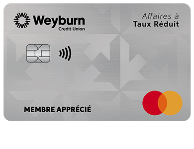 Business Card - Mastercard<sup>MD&nbsp;</sup>Affaires à taux réduit