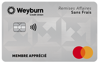Business Card - Mastercard<sup>MD</sup> Remises Affaires sans frais