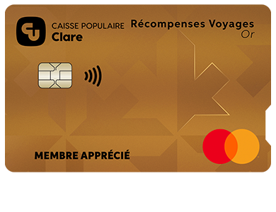 Personal Card - Mastercard<sup>MD </sup>Récompenses voyages Or<br>
<strong>Pour les titulaires de carte existants seulement</strong>