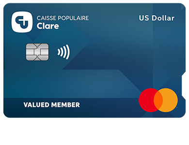 Personal Card - US Dollar Mastercard<sup><font size="2">®</font></sup>