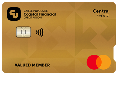 Personal Card - Centra Gold Mastercard<sup>®</sup>