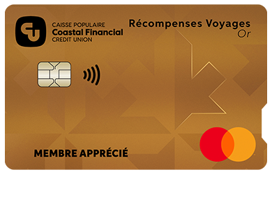 Personal Card - Mastercard<sup>MD </sup>Récompenses voyages Or<br>
<strong>Pour les titulaires de carte existants seulement</strong>