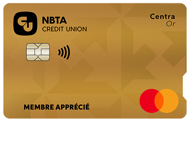 Personal Card - Mastercard<sup>MD&nbsp;</sup>Centra Or