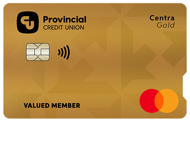Personal Card - Centra Gold Mastercard<sup>®</sup>