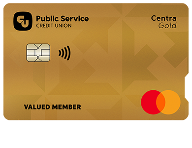Personal Card - Centra Gold Mastercard<sup>®</sup>