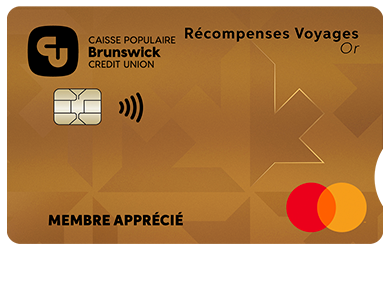 Personal Card - Mastercard<sup>MD </sup>Récompenses voyages Or<br>
<strong>Pour les titulaires de carte existants seulement</strong>