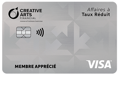 Business Card - Visa* Affaires à taux réduit