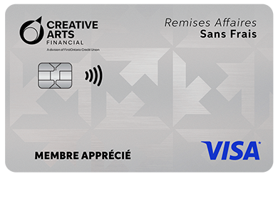 Business Card - Visa* Remises Affaires sans frais