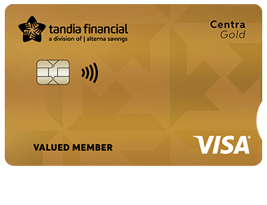 Personal Card - Centra Visa* Gold Card
