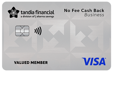 Business Card - No Fee Cash Back&nbsp;Visa* Business Card