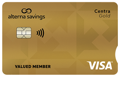 Alterna Visa Centra Gold Card