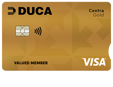 Personal Card - Centra Visa* Gold Card
