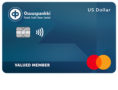 Personal Card - US Dollar Mastercard<sup><font size="2">®</font></sup>