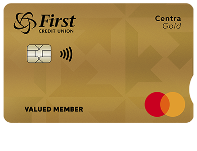 Personal Card - Centra Gold Mastercard<sup>®</sup>