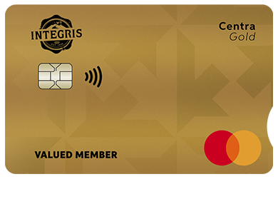 Personal Card - Centra Gold Mastercard<sup>®</sup>