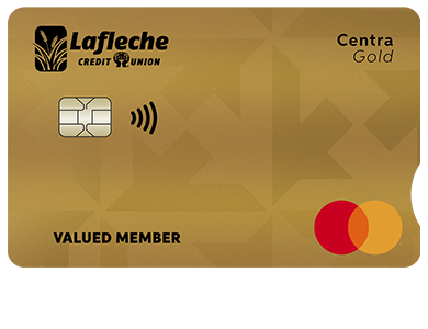 Personal Card - Centra Gold Mastercard<sup>®</sup>