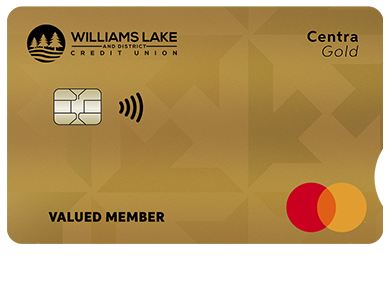 Personal Card - Centra Gold Mastercard<sup>®</sup>