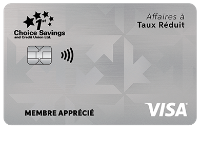 Business Card - Visa* Affaires à taux réduit