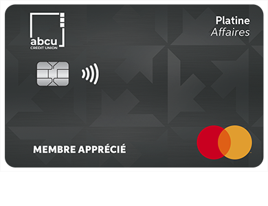 Business Card - Mastercard<sup>MD</sup> Affaires Platine<br>
<strong>Pour les titulaires de carte existants seulement</strong>