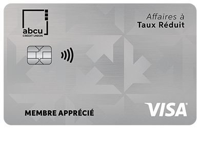 Business Card - Visa* Affaires à taux réduit