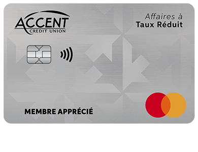 Business Card - Mastercard<sup>MD&nbsp;</sup>Affaires à taux réduit