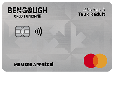 Business Card - Mastercard<sup>MD&nbsp;</sup>Affaires à taux réduit