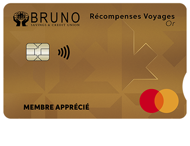 Personal Card - Mastercard<sup>MD </sup>Récompenses voyages Or<br>
<strong>Pour les titulaires de carte existants seulement</strong>
