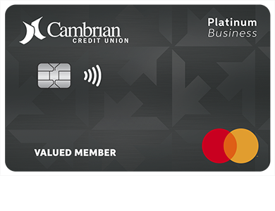 Business Card - Mastercard<sup>MD</sup> Affaires Platine<br>
<strong>Pour les titulaires de carte existants seulement</strong>