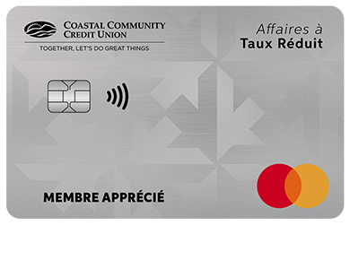 Business Card - Mastercard<sup>MD&nbsp;</sup>Affaires à taux réduit