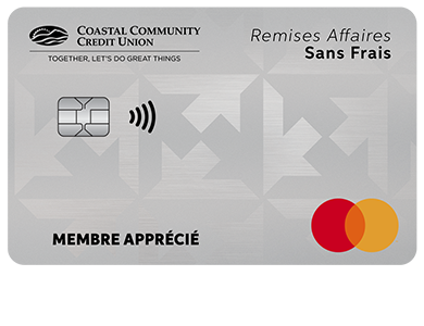 Business Card - Mastercard<sup>MD</sup> Remises Affaires sans frais