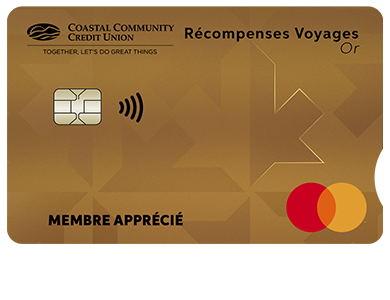 Personal Card - Mastercard<sup>MD </sup>Récompenses voyages Or<br>
<strong>Pour les titulaires de carte existants seulement</strong>