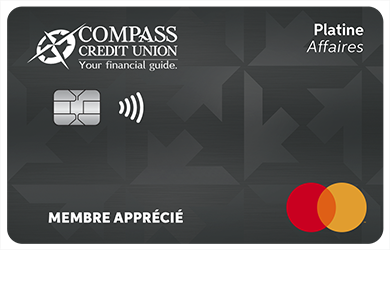 Business Card - Mastercard<sup>MD</sup> Affaires Platine<br>
<strong>Pour les titulaires de carte existants seulement</strong>