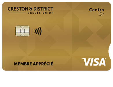 Personal Card - Visa* Centra Or