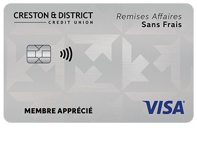 Business Card - Visa* Remises Affaires sans frais