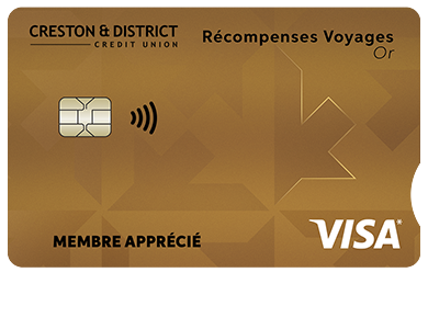 Personal Card - Visa* Récompenses voyages Or<br>
<strong>Pour les titulaires de carte existants seulement</strong>