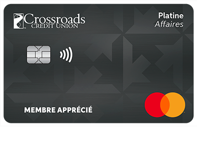 Business Card - Mastercard<sup>MD</sup> Affaires Platine<br>
<strong>Pour les titulaires de carte existants seulement</strong>