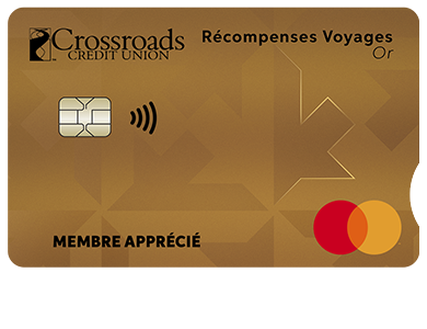 Personal Card - Mastercard<sup>MD </sup>Récompenses voyages Or<br>
<strong>Pour les titulaires de carte existants seulement</strong>