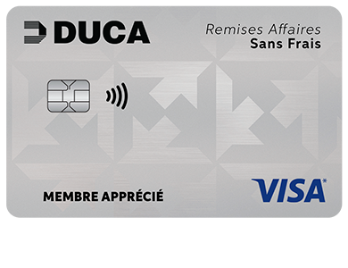 Business Card - Visa* Remises Affaires sans frais