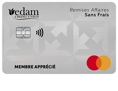Business Card - Mastercard<sup>MD</sup> Remises Affaires sans frais