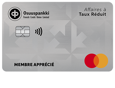 Business Card - Mastercard<sup>MD&nbsp;</sup>Affaires à taux réduit